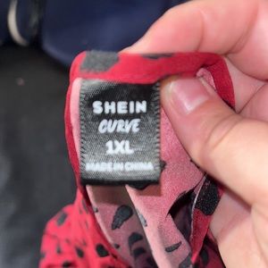 Long black and red dress